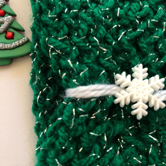 Hand knitted headband, Ear warmer for Christmas - Picture 4 of 9